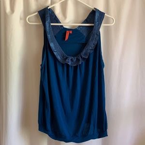 One September Blue Tank